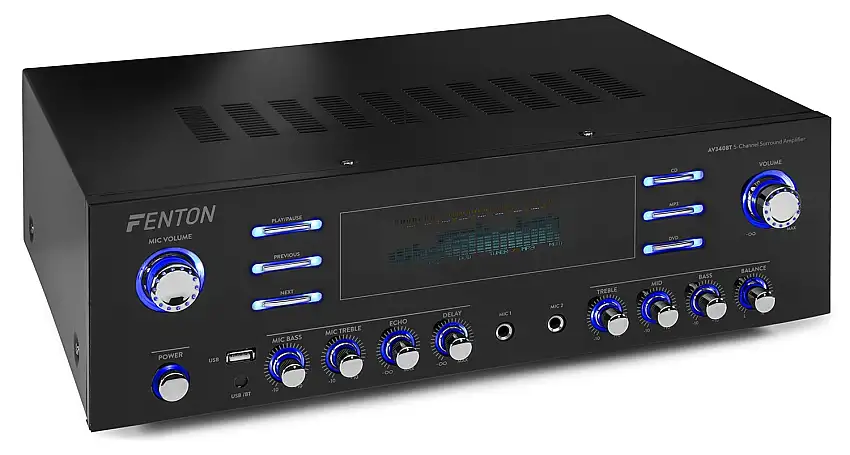 Fenton AV340BT 5CH HQ Surround Amp.
