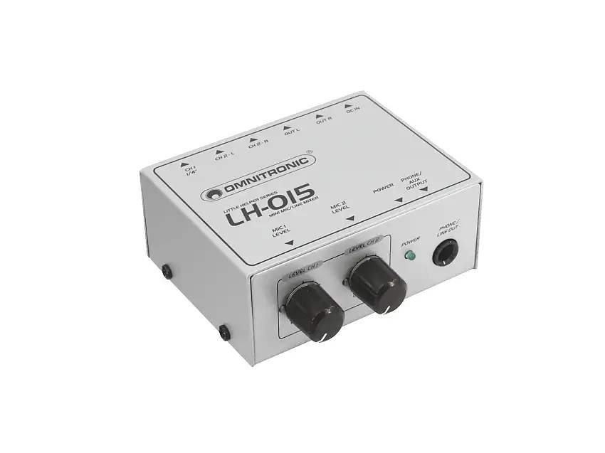 OMNITRONIC LH-015 2-channel Mic/Line Mixer