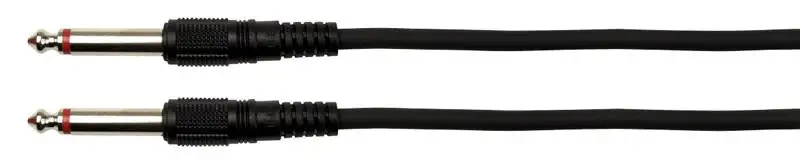 AMP SIS-5 - 1,5m Tele/Tele-kabel med 6,3mm kontakter