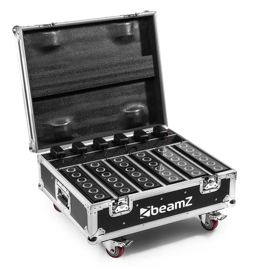 Beamz  FCC12 FlightCase för 6x BBB612