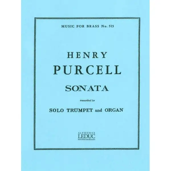 Alphonse Leduc Purcell Sonata Trumpet + Organ