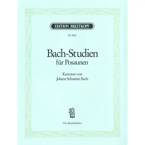 Breitkopf & Härtel Bach Studien Trombone