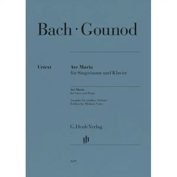 Henle Verlag Bach/Gounod Ave Maria mittel