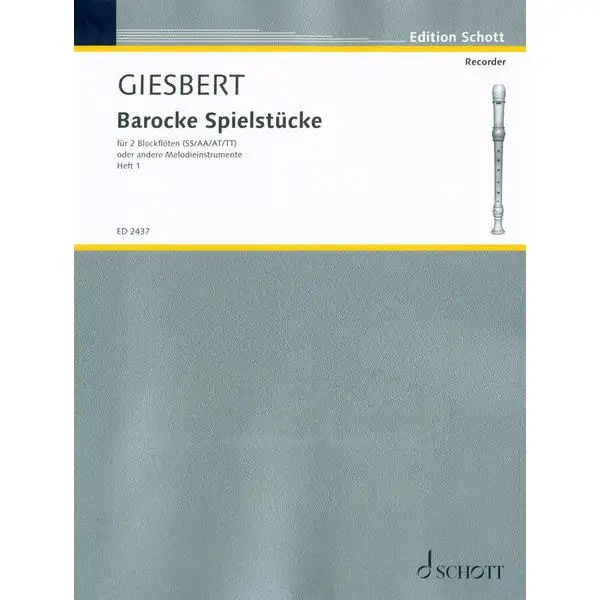 Schott Barocke Spielstücke 1