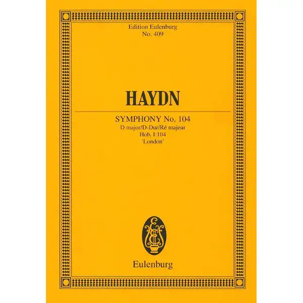 Edition Eulenburg Haydn Sinfonie Nr. 104 D-Dur