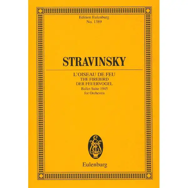 Edition Eulenburg Strawinsky Der Feuervogel