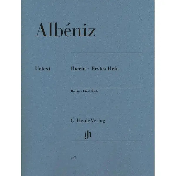 Henle Verlag Albéniz Iberia 1