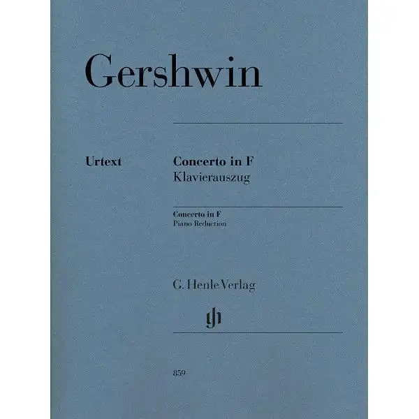 Henle Verlag Gershwin Concerto in F