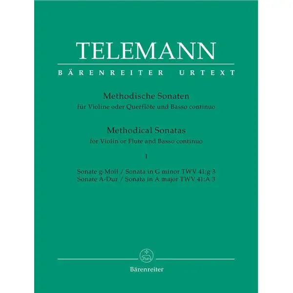 Bärenreiter Telemann Methodische Sonaten 1