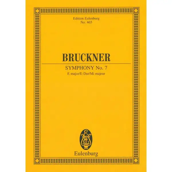 Edition Eulenburg Bruckner Sinfonie Nr. 7 E-Dur