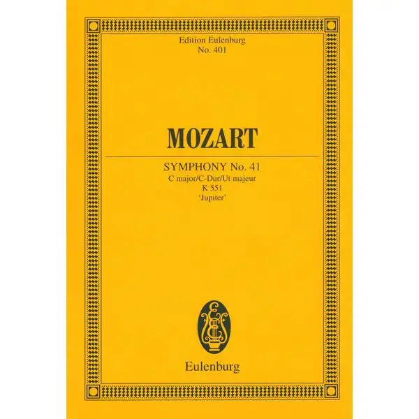 Edition Eulenburg Mozart Sinfonie Nr. 41 C-Dur