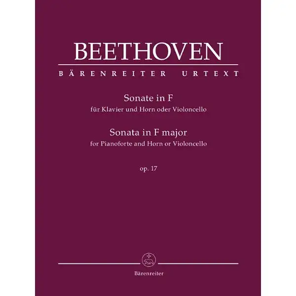 Bärenreiter Beethoven Sonate op. 17