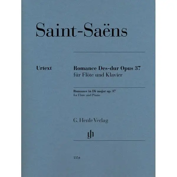 Henle Verlag Saint-Saëns Romance Flute