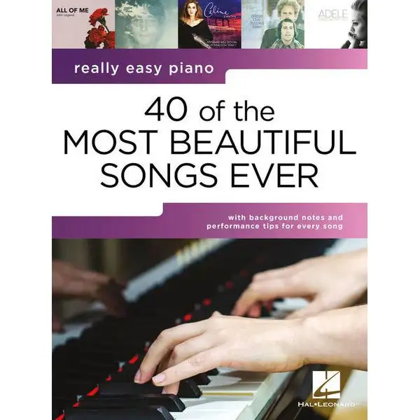 Hal Leonard Really Easy Piano 40 Most