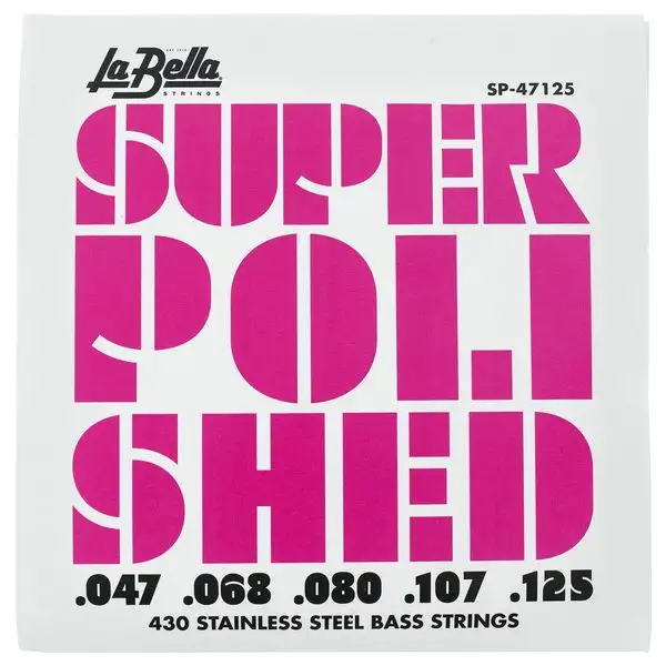 La Bella SP-47125 Super Polished 5 Bass