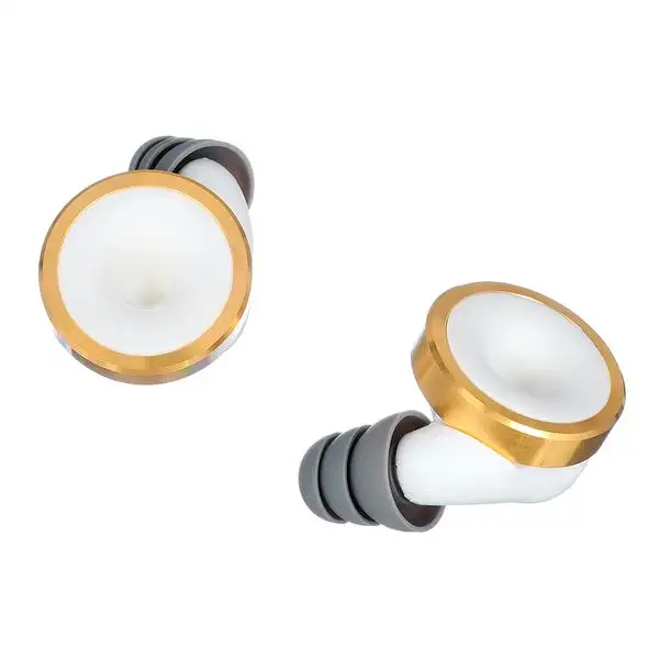 Limousine Earplugs Knops Gold White