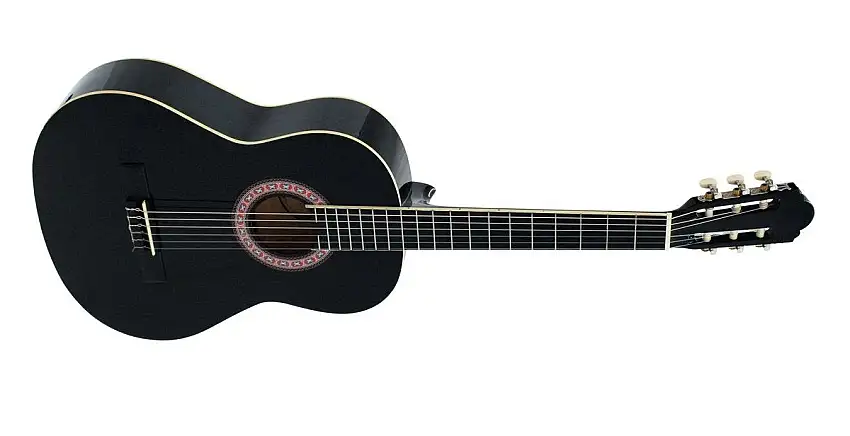 DiMavery AC-303 klassisk spansk gitarr 4/4 (svart)