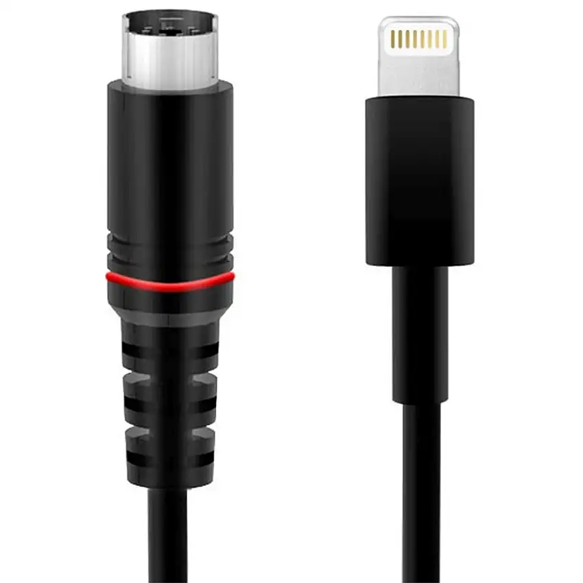 IK Multimedia - Lightning till Mini-DIN-kabel