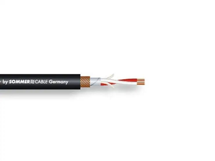 SOMMER CABLE DMX Cable 2x0.34 100m bk BINARY FRNC