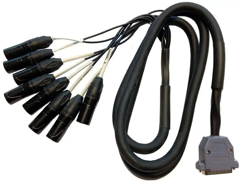 AMP DSUB-XLR-3M - 3m Multikabel XLR-hanar/D-Sub