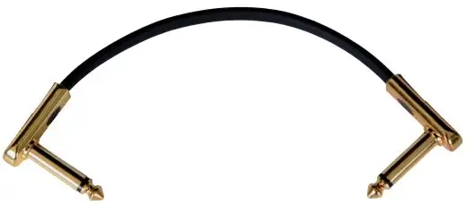 AMP G-06 - 18cm Patchkabel med guldpläterade Tele/Tele - 2-pack