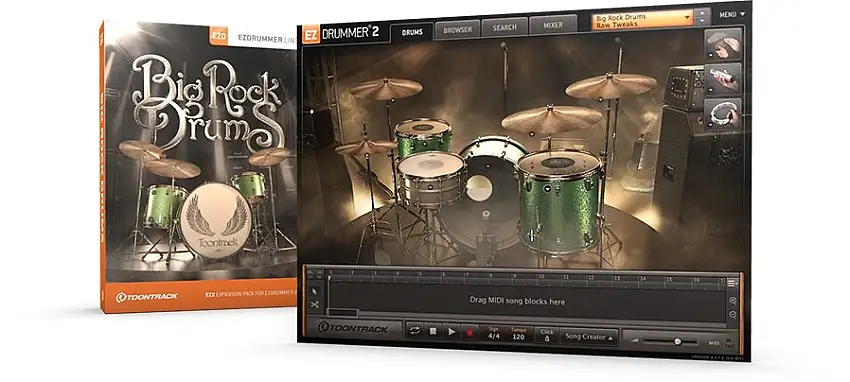 Toontrack EZX Big Rock Drums