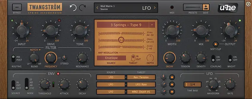 u-He Twangström Spring Reverbator