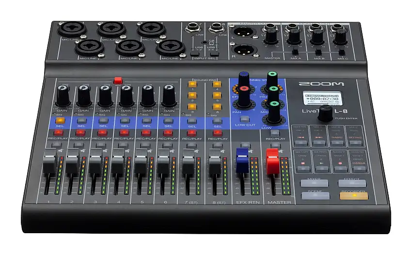 Zoom LiveTrak L-8