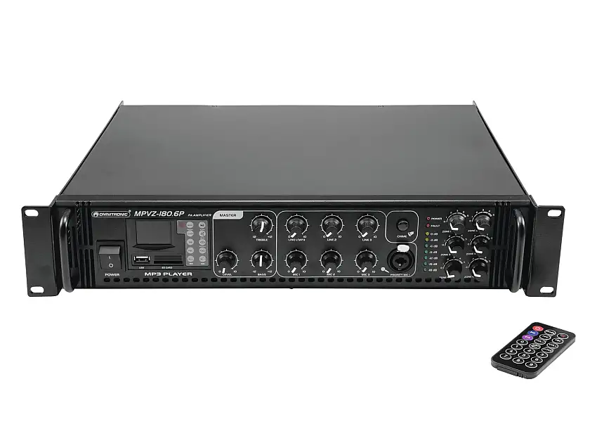 OMNITRONIC MPVZ-180.6P PA Mixing Amplifier
