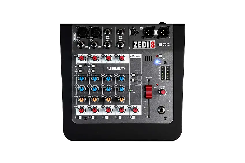 Allen & Heath ZEDi-8 Hybrid Compact Mixer USB Interface