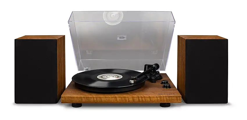 Crosley C62 Skivspelare med högtalare (valnöt)