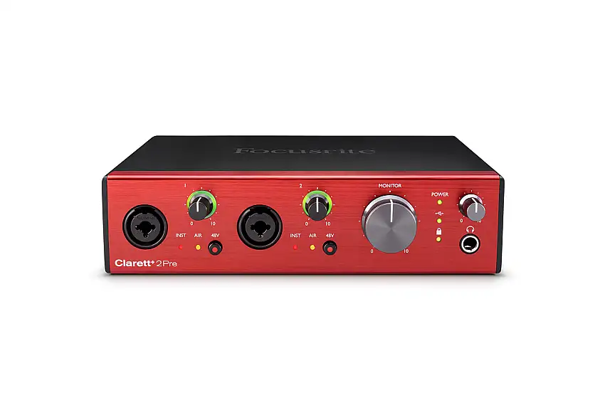 Focusrite Clarett + 2Pre USB-ljudkort