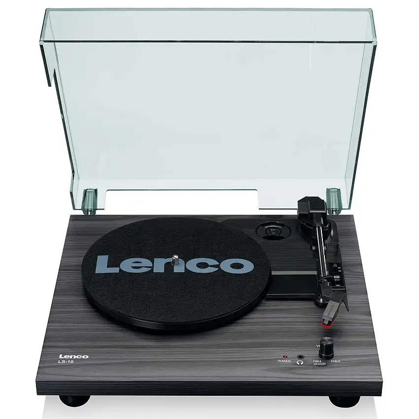 Lenco LS-10 skivspelare (svart)