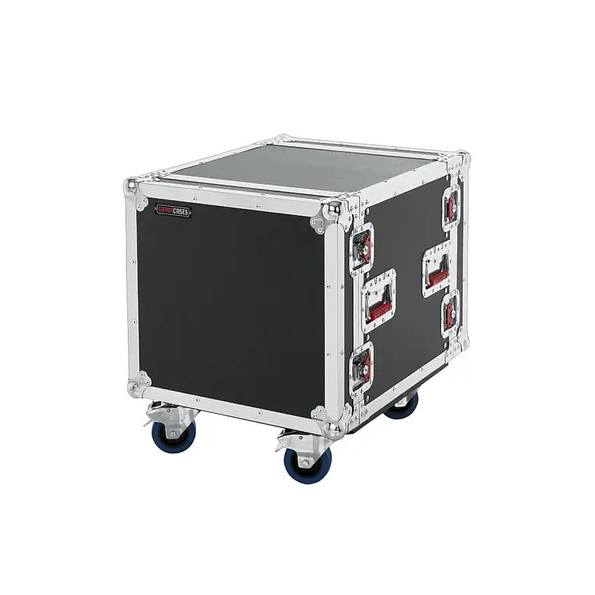 Gator 10U, Standard Audio Road Rack w/ Casters