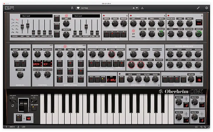 GForce Oberheim OB-X