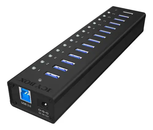 ICY BOX IB-AC6113 13 Port USB Hub
