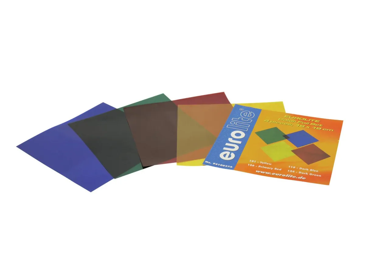 Eurolite Colour-foil set 19x19cm, four color
