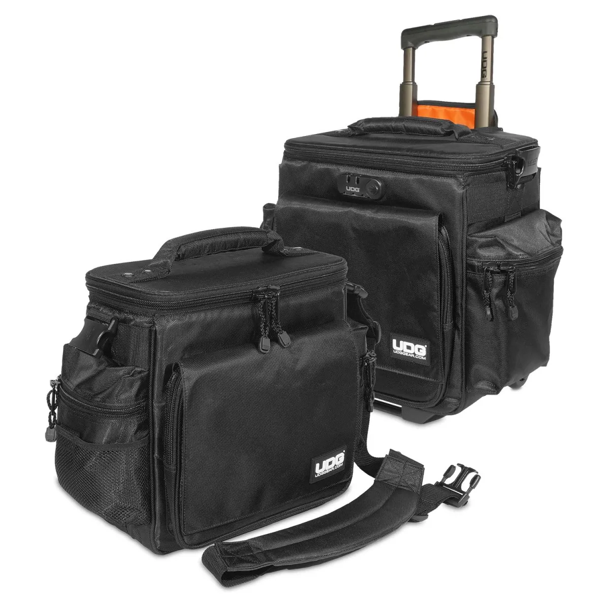 UDG Slingbag Trolley Set Deluxe Black/Orange Inside