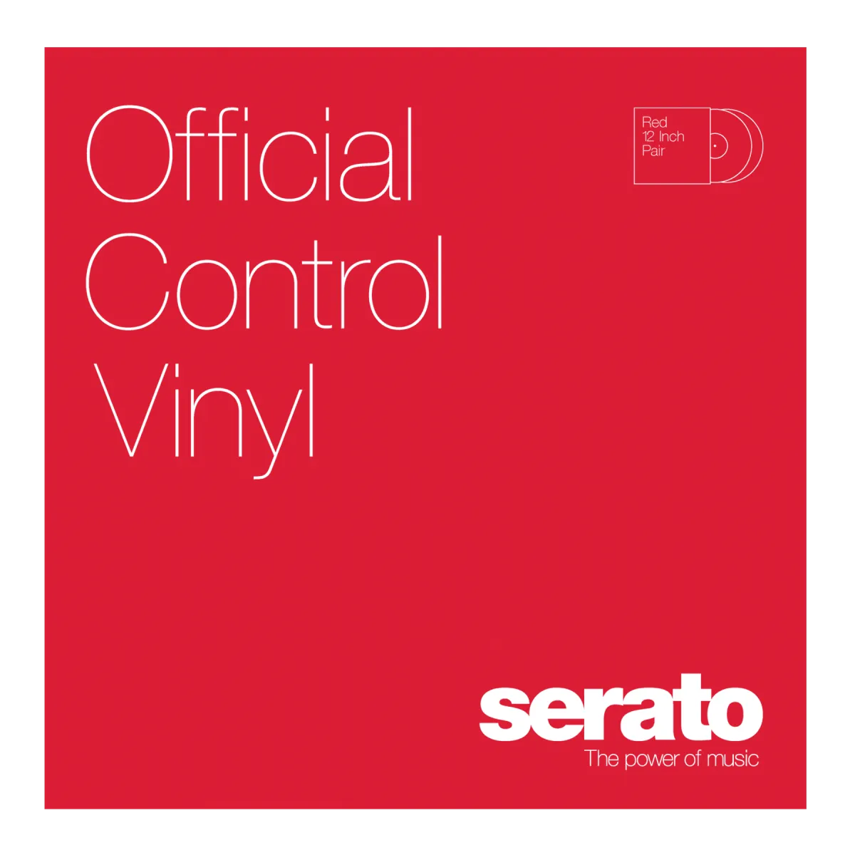 Serato Serato Control Vinyl Red