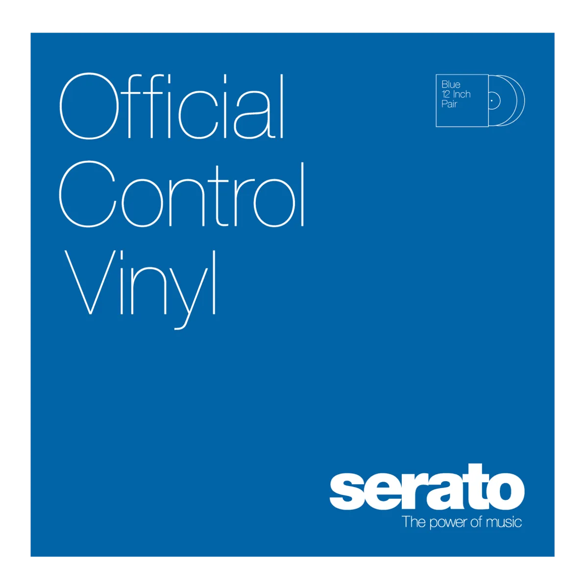 Serato Serato Control Vinyl Blue