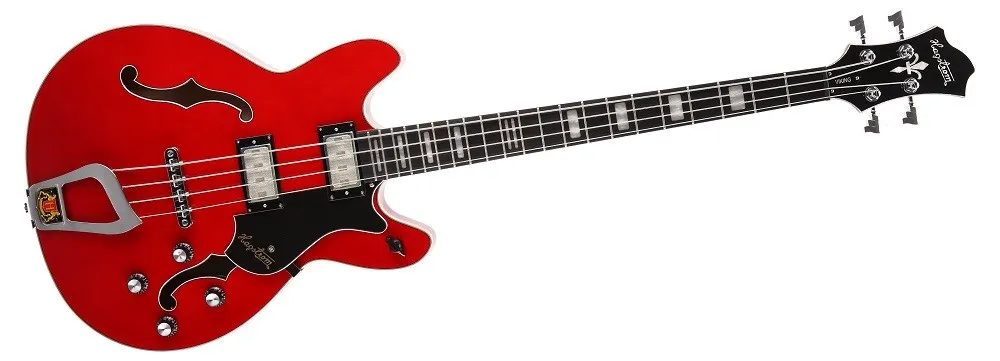 Hagström Viking Bass Wild Cherry Transparent