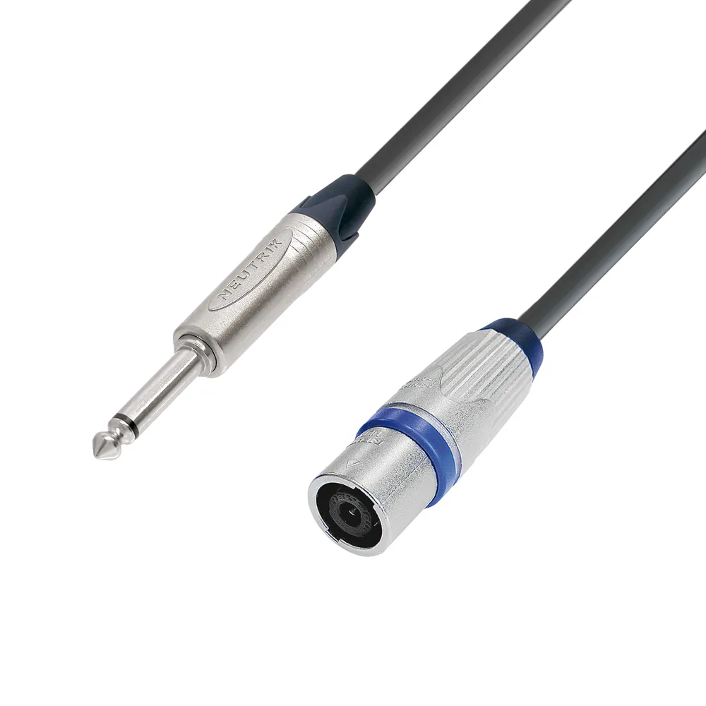Adam Hall 4-Pole Speakon > 6.3mm Mo Ma 0.3m