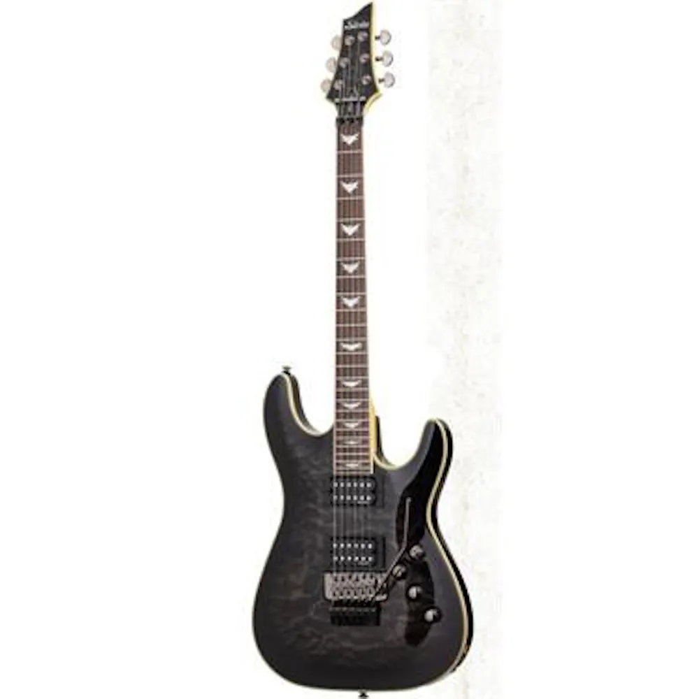 Schecter Omen Extreme FR See-Thru Black