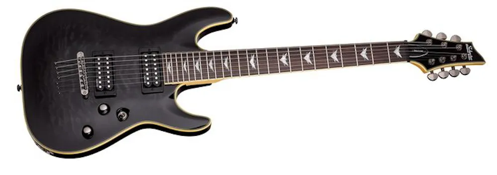 Schecter Omen Extreme-7 See-Thru Black