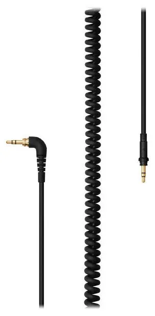 Aiaiai C02 - Coiled w/adaptor - black - 4mm - 1.5m