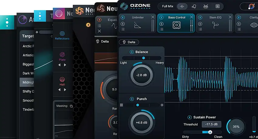 iZotope Mix & Master Bundle Advanced with Ozone 12 Crossgrade Standard