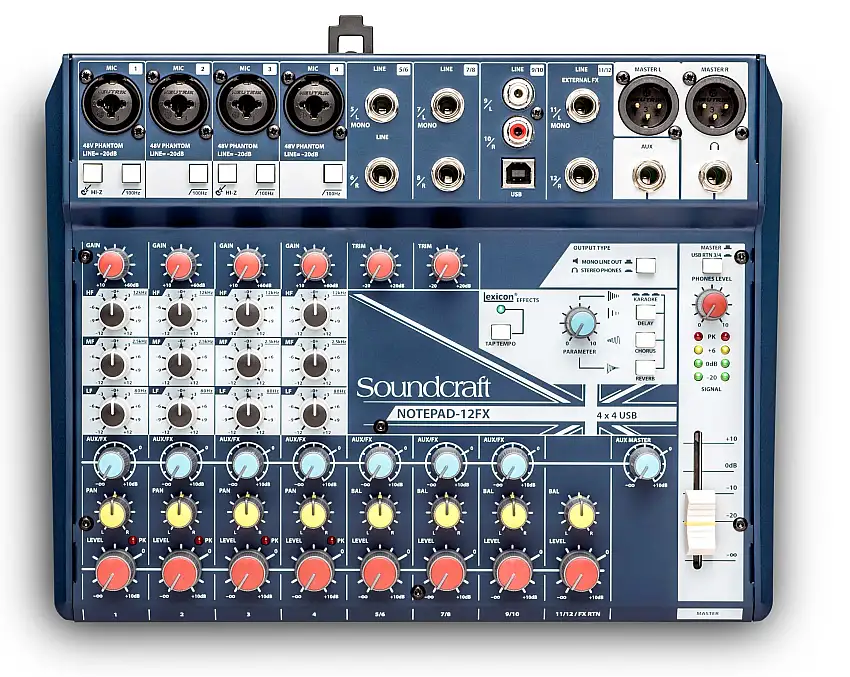 Soundcraft Notepad 12FX Mixer