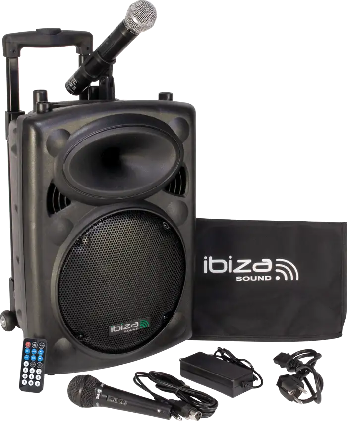 Ibiza PORT10BT bärbar högtalare (300W)