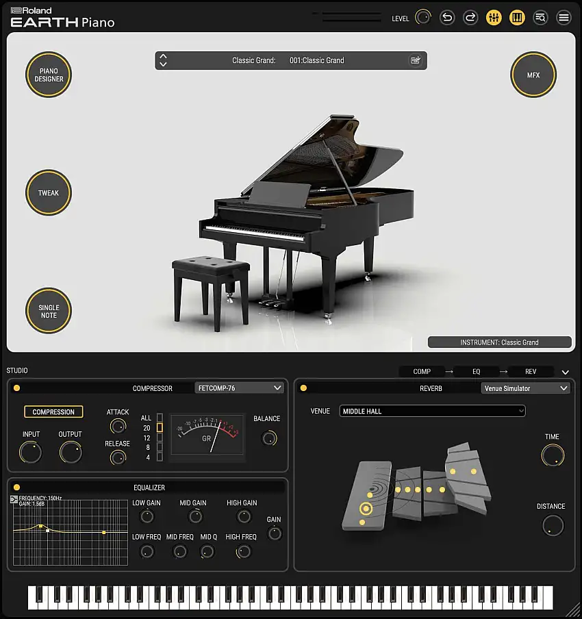 Roland Cloud EARTH Piano