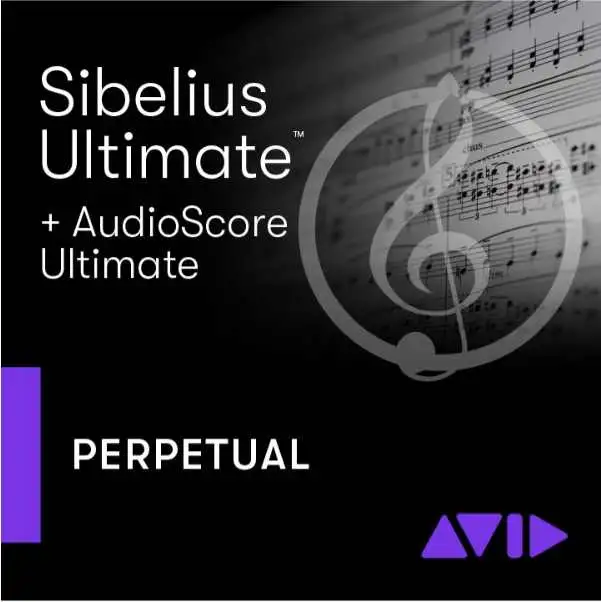 Sibelius Ultimate + AudioScore Perpetual License NEW